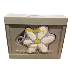 heyday Purple and White Earbud Case Cover - New in Box